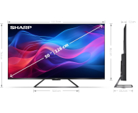 Sharp 50GR8465E 50" QLED 4K 144Hz Google TV Dolby Vision Atmos - 1280776 - zdjęcie 8
